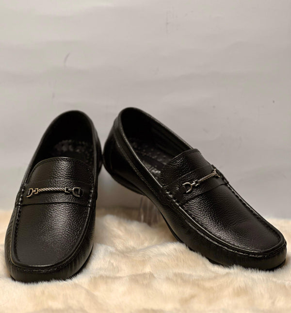 NOVA LEATHER LOAFER | BLACK