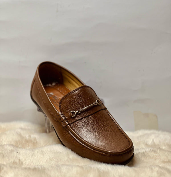 NOVA LEATHER LOAFER | BROWN
